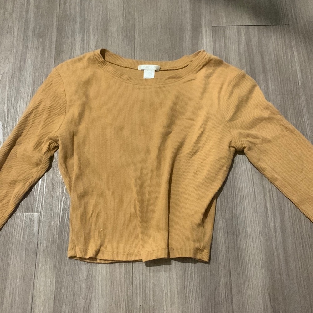 Long sleeve Crop Top